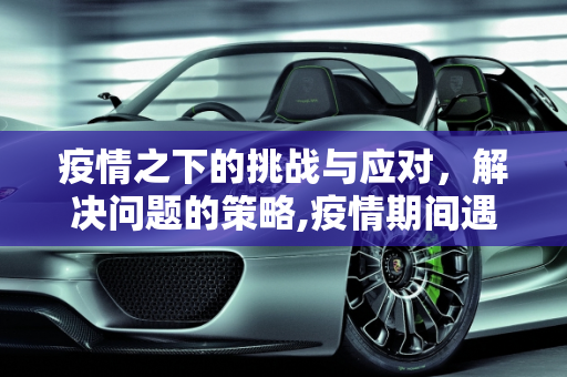 疫情之下的挑战与应对，解决问题的策略,疫情期间遇到的问题解决方法