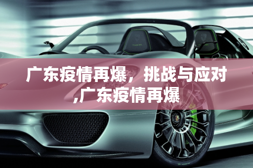 广东疫情再爆，挑战与应对,广东疫情再爆