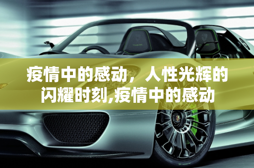 疫情中的感动，人性光辉的闪耀时刻,疫情中的感动