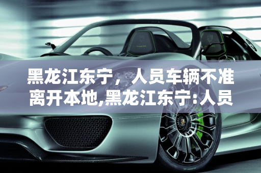 黑龙江东宁，人员车辆不准离开本地,黑龙江东宁:人员车辆不准离开本地