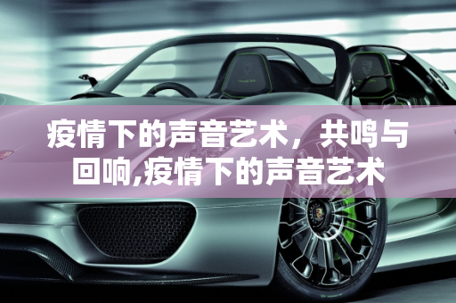 疫情下的声音艺术，共鸣与回响,疫情下的声音艺术