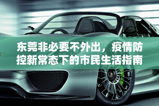 东莞非必要不外出，疫情防控新常态下的市民生活指南,东莞非必要不外出