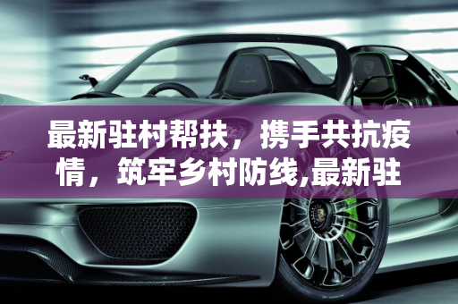 最新驻村帮扶，携手共抗疫情，筑牢乡村防线,最新驻村帮扶疫情