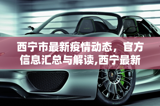 西宁市最新疫情动态，官方信息汇总与解读,西宁最新疫情公布信息
