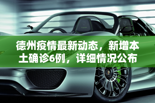 德州疫情最新动态，新增本土确诊6例，详细情况公布,德州新增本土确诊6例详情公布