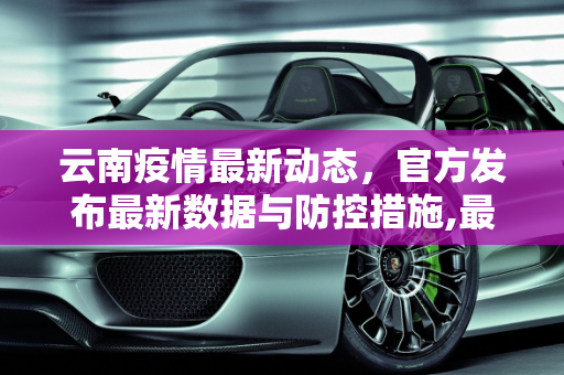 云南疫情最新动态，官方发布最新数据与防控措施,最新疫情发布云南:最新云南疫情公布