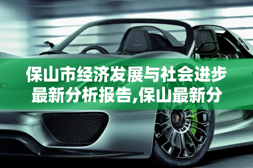 保山市经济发展与社会进步最新分析报告,保山最新分析报告